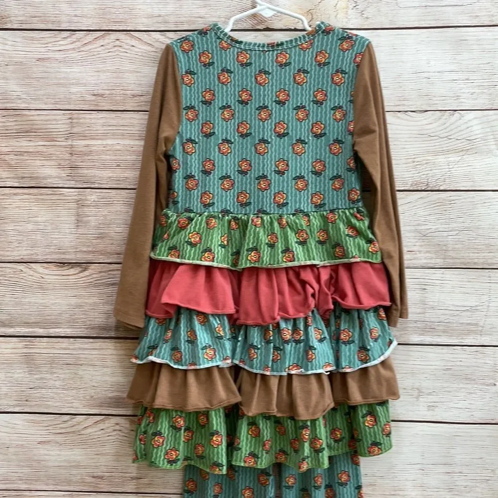 RUFFLE TOP AND PANT SET‎